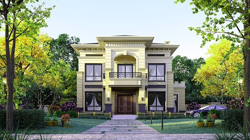 西双版纳中式合院住宅，开放庭院与邻里乡亲更亲近